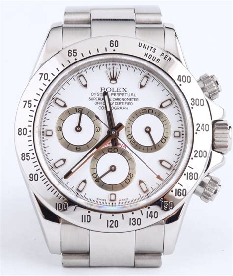 rolex daytona white dial review|rolex daytona 116520 40 mm.